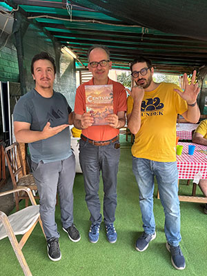 Sandro e il podio di Century